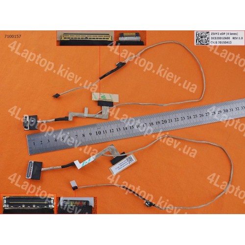 Шлейф матрицы Lenovo IdeaPad Y50-70 40Pin Touch LED Cable, DC02001ZA00