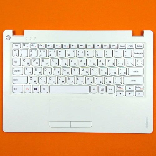 Клавиатура с крышкой для ноутбука Lenovo IdeaPad 100s-11IBY RU белая