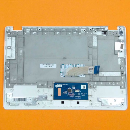 Клавиатура с крышкой для ноутбука Lenovo IdeaPad 100s-11IBY RU белая