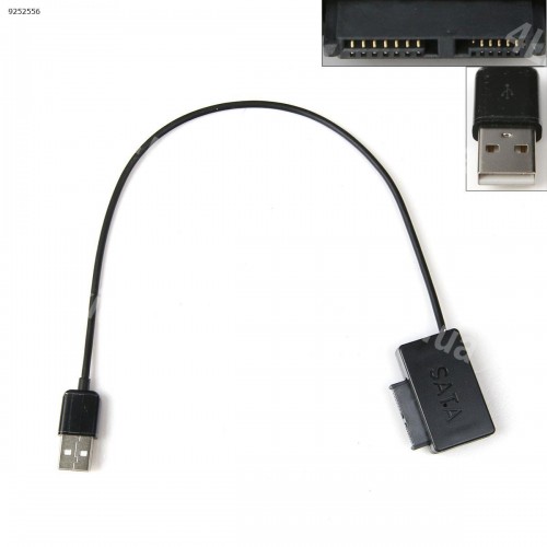 Переходник адаптер SATA 6+7pin на USB 2.0 для DVD ноутбука