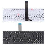Клавиатура для Asus X501 X501A X501U X550 X552 X750, RU (черная, 2 крепления)