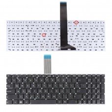 Клавиатура для Asus X501 X501A X501U X550 X552 X750, RU (черная, 2 крепления)