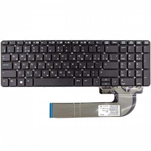Клавіатура для ноутбука HP ProBook 450 455 470 G0 G1 G2, RU, Black, без рамки
