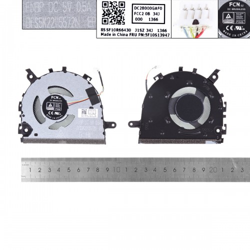 Вентилятор для ноутбука Lenovo Ideapad 3-14ITL6 3-14ALC6 V14 G2-ITL G2-ALC, (DC28000GAF0, FNBP DFS5K22115572N, Original)