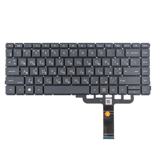 Клавиатура для ноутбука HP ProBook 440 445 G8 series, RU/UA, Black, с подсветкой Клавиатура для ноутбука HP ProBook 440 445 G8 series, RU/UA, Black, с подсветкой