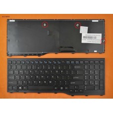 Клавіатура Fujitsu Lifebook Ah552 Black Frame Black (Win8) US