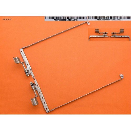 Петли для ноутбука Toshiba Satellite L500 R:AM073000500 L:AM073000600 R:AM073000300 L:AM073000400, пара, левая+правая