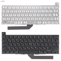 Клавиатура для MacBook Pro 16" A2141 2019-2020, RU, Black, (вертикальный Enter)