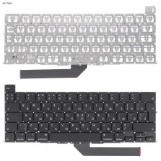 Клавіатура для MacBook Pro 16" A2141 2019-2020, RU, Black, (вертикальний Enter)