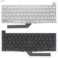 Клавиатура для MacBook Pro 16" A2141 2019-2020, RU, Black, (вертикальный Enter)