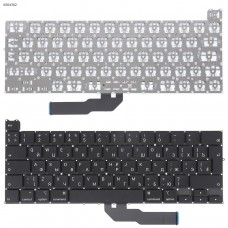 Клавіатура для MacBook Pro 13" A2251 2020 года, RU, Black, (вертикальний Enter)