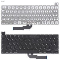 Клавиатура для MacBook Pro 13" A2251 2020 года, RU, Black, (вертикальный Enter)