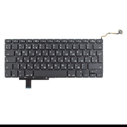 Клавиатура для ноутбука Apple Macbook Pro 17" A1297, 2009 2010 2011 2012, RU, Black (вертикальный Enter)