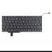 Клавіатура для ноутбука Apple Macbook Pro 17" A1297, 2009 2010 2011 2012, RU, Black (вертикальний Enter)