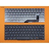 Клавиатура для Apple Macbook Pro 15" Retina A1398, 2012 2013 2014 2015, US, Black, (горизонтальный Enter)