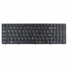 Клавиатура для ноутбука Lenovo Y570 series, RU, Black