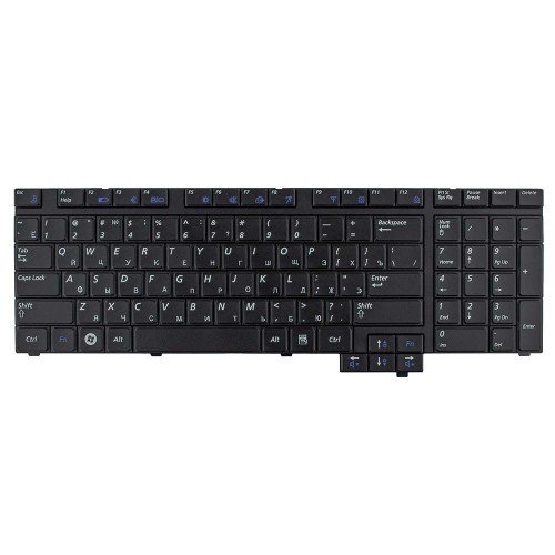 Клавіатура для ноутбука Samsung R720 R728 R730 series, RU, black, (BA59-02531A)
