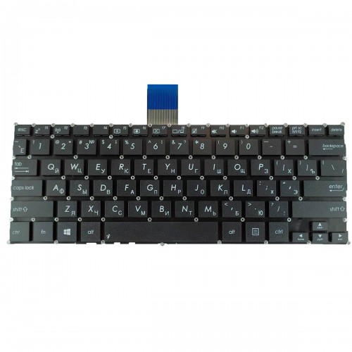 Клавиатура для ноутбука Asus F200CA F200LA F200MA R202CA R202LA R202MA X200CA X200LA X200MA, RU, Black