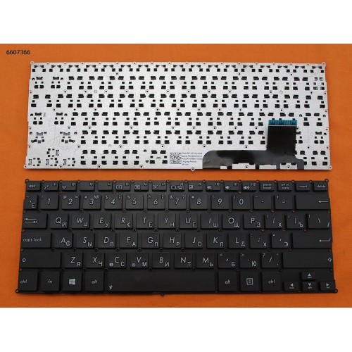 Клавиатура для ноутбука Asus F202E Q200E R200E S200E X202E, RU, Black