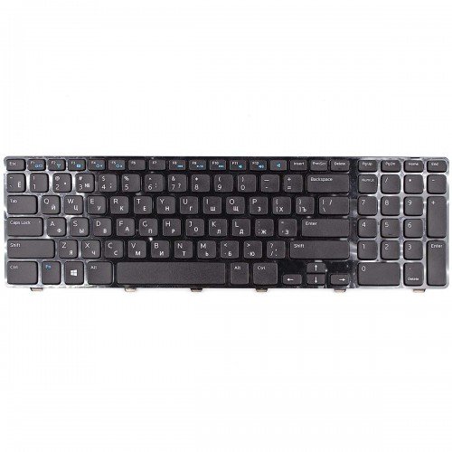 Клавіатура для Dell Inspiron 17R-5721 3721, RU, чорна, (V119725BS1 20125176925 PK130T33A00 0JJNFF)
