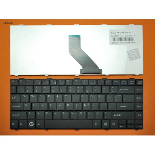 Клавиатура Fujitsu Lifebook Lh530 Lh531 Lh520 Black US