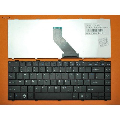 Клавіатура Fujitsu Lifebook Lh530 Lh531 Lh520 Black US