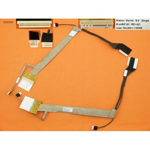 Шлейф матрицы для ноутбука HP Compaq Presario CQ50 G50 CQ60 G60, (50.4H507.001, 50.4H506.002, 486583-001, Original)