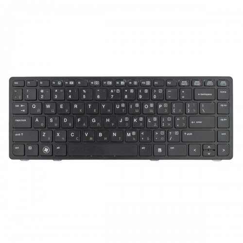 Клавиатура для ноутбука HP Elitebook 8470 8460 ProBook 6460 6470, RU/UA, (Black, w/o trackpoint)