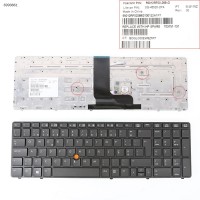 Клавіатура для HP EliteBook 8560W, PO, (сіра, з поінтстиком)