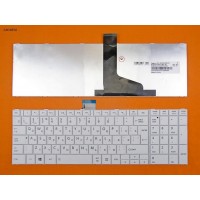 Клавиатура Toshiba Satellite C850 C855 C870 C875 L850 L870 L875 RU (белая, Original)