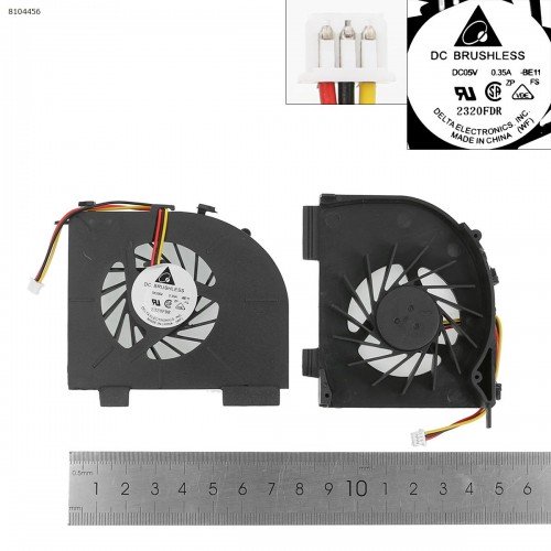 Вентилятор для ноутбука HP Pavilion DV5-1000 DV5T-1000, (KSB0505HA-8J75, AMD, Discrete Video card, Аналог)