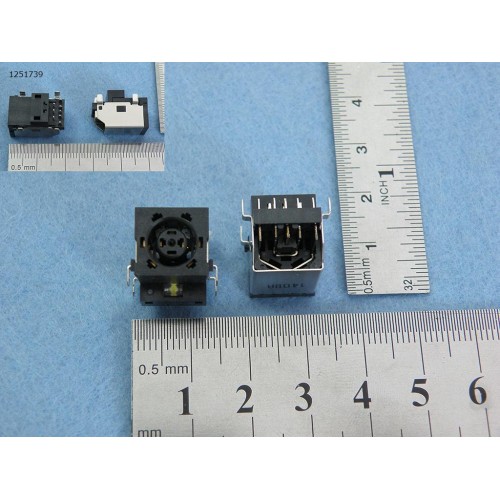 Роз'єм живлення для Dell Studio 17 Series (7.4*5.0mm+pin)