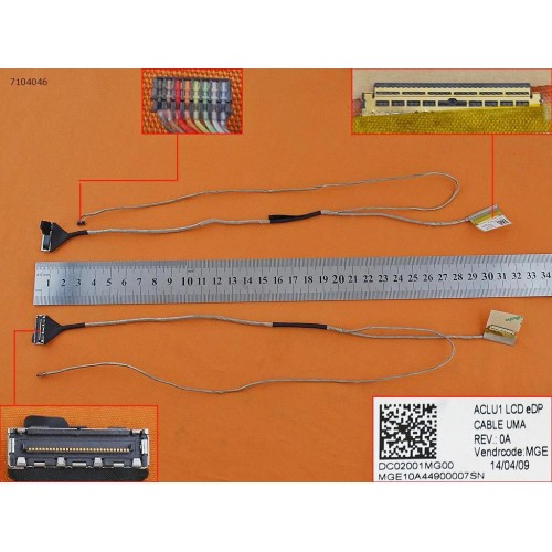 Шлейф матриці для Lenovo Ideapad G40-30 G40-45 G40-75 Z40-45 Z40-70, (UMA, Version 2, DC02001MG00)