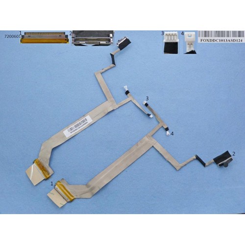 Шлейф матриці для ноутбука HP Pavilion DV6-1000, Dd0ut3lc102, Foxddc1013asd204, Foxddc1013asd162
