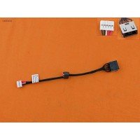 Разъем питания для Lenovo Ideapad G50 Z40 Z50 300-14 300-15 500-15, (Square+pin с проводом, DC30100LG00)
