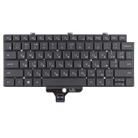 Клавіатура для Dell Latitude 13-7300 5320 7310 7320 series RU/UA, Black, з підсвіткою