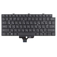 Клавиатура для Dell Latitude 13-7300 5320 7310 7320 series RU/UA, Black, с подсветкой