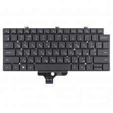 Клавіатура для Dell Latitude 13-7300 5320 7310 7320 series RU/UA, Black, з підсвіткою