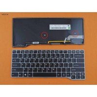 Клавиатура для Fujitsu LifeBook E544 E733 E734 E736 E743 E744 E746, US, Black/Gray, Backlit