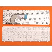 Клавиатура для HP Pavilion 15-E, 15-N, 250 G3, 255 G3, 256 G3, RU (белая)