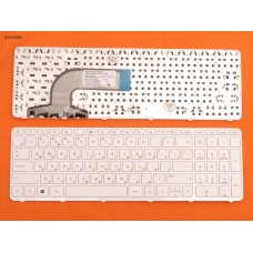 Клавиатура для HP Pavilion 15-E, 15-N, 250 G3, 255 G3, 256 G3, RU (белая)