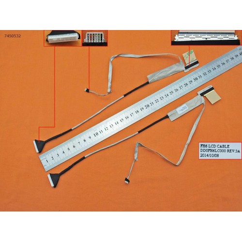 Шлейф матриці для Fujitsu Lifebook AH532 Lh532 AH522 LH522, (FH6, DD0FH6LC000, LVDS 40pin, Original)