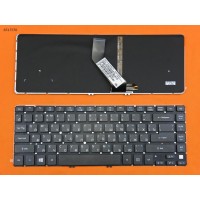 Клавиатура для Acer Aspire V5-471G V5-431P V5-431 V5-471 V5-471P, RU, Black, Backlit, Original