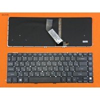Клавіатура для Acer Aspire V5-471G V5-431P V5-431 V5-471 V5-471P, RU, Black, Backlit, Original