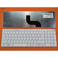 Клавіатура Gateway Id 15.6, Packard Bell Tm81 Tm86 Tm87 Tm89 Tm94 Tx86, Nv50 White RU
