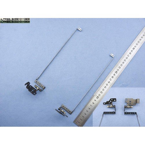 Петли для ноутбука Toshiba Satellite L750 L750d L755 L755d, (Fbblb033010 Fbblb034010, пара, левая+правая)