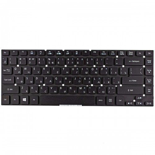 Клавіатура для Acer Aspire 3830 4830 4755, ES1-511 ES1-520 ES1-411 ES1-431, E1-410 E1-422 V3-472, Black, RU