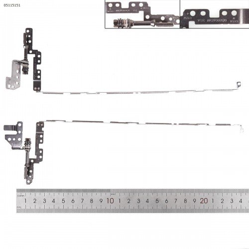 Петли для ноутбука Lenovo Ideapad 3-15ITL6 3-15ALC6 Type 82H8 82KU, (пара, левая+правая, AM21P000520, AM21P000420)