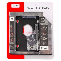 Адаптер Optibay SATA-SATA 12.7mm, (SATA SSD/HDD вместо SATA CD/DVD)