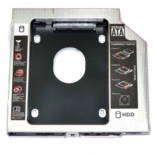 Адаптер Optibay SATA-SATA 12.7mm, (SATA SSD/HDD замість SATA CD/DVD)